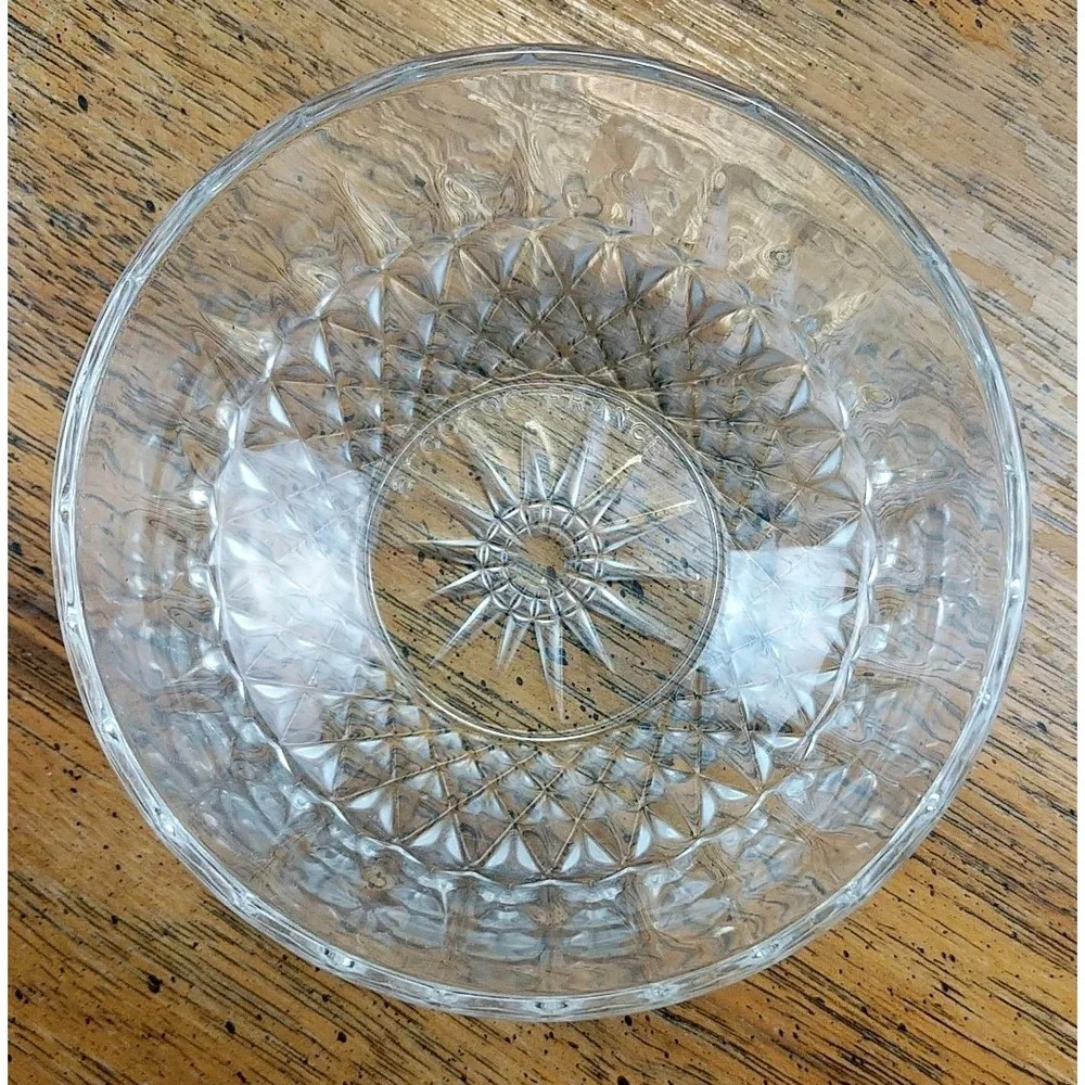 Vintage Arcoroc‎ Decorative Glass Bowl 1960's Made in France